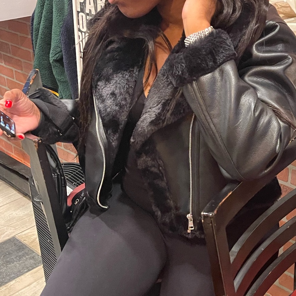 H&M Faux leather jacket